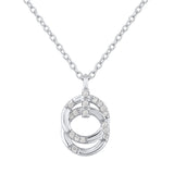 Georgini Alchemy Couture Link Pendant Silver Necklace IP1236W