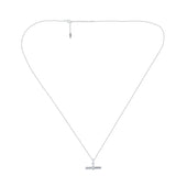 Georgini Alchemy Andy Fob Pendant Silver Necklace IP1241W