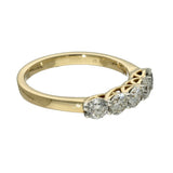 9ct Yellow Gold 1.00ct Diamond 5-Stone Ring