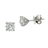 9ct WG 1.59ct D VVS2 LGD 4 Claw Sol Studs