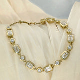 9ct Yellow Gold Bezel Set 5ct Round Brilliant & Emerald Cut Laboratory-Grown Diamond Tennis Bracelet