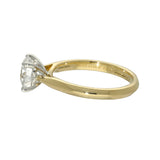 18ct Yellow Gold Laboratory-Grown 1.50ct Diamond Solitaire Engagement Ring