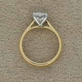 18ct Yellow Gold Laboratory-Grown 1.50ct Diamond Solitaire Engagement Ring