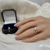 18ct Yellow Gold Laboratory-Grown 1.50ct Diamond Solitaire Engagement Ring
