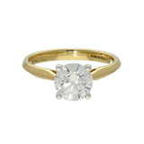 18ct Yellow Gold Laboratory-Grown 1.50ct Diamond Solitaire Engagement Ring