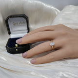 18ct Yellow Gold Laboratory-Grown 1ct Oval Diamond Solitaire Ring