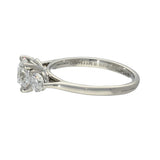 Platinum 1.50ct Total Round Brilliant Cut Laboratory-Grown Diamond Trilogy Ring