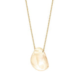 Lalique Cabochon Pendant 18ct Gold Plated & Gold Luster Crystal 10854900