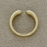 18ct Yellow Gold 0.19ct Bezel Set Diamond Open End Torque Ring