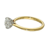 18ct Yellow Gold Laboratory-Grown 1.30ct Round Diamond Solitaire Engagement Ring
