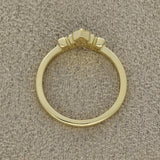 18ct Yellow Gold 0.11ct  Art Deco Style Migrain Diamond Tiara Ring