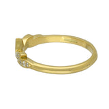 18ct Yellow Gold 0.10ct Diamond Tiara Ring