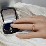 18ct Yellow Gold 0.10ct Diamond Tiara Ring