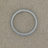 Platinum 0.30ct Diamond Slim 1.4mm Claw Set Full Eternity Ring