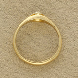 Antique 18ct Yellow Gold 0.15ct Old Cut Diamond Ring 1920
