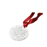 Lalique Edelweiss Christmas Ornament - Clear Crystal 10875200