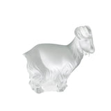 Lalique Goat Sculpture Clear Crystal 10875400