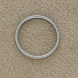 Platinum 0.15ct Round Brilliant Cut Diamond Channel Set 2mm Half Eternity Ring