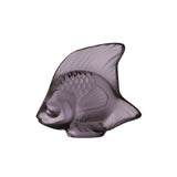 Lalique Angel Fish Sculpture Dusk Purple Crystal 10811700