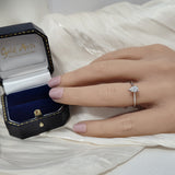 Platinum GIA Cert F/VS1 0.34ct Pear Shape Diamond Solitaire Engagement Ring