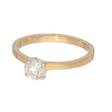 18ct Rose Gold 0.60ct GIA Cert Round Brilliant Cut Diamond Solitaire Engagement Ring