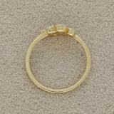 18ct Yellow Gold 0.50ct Diamond Cluster Bubble Ring