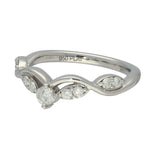 Platinum & Diamond Fancy Wishbone Ring