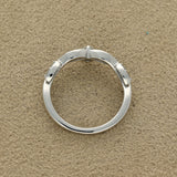 Platinum & Diamond Fancy Wishbone Ring