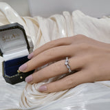 Platinum & Diamond Fancy Wishbone Ring