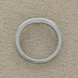 Platinum 0.35ct Diamond Claw Set Wishbone Ring
