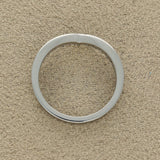 Platinum 0.56ct Diamond Claw Set Wishbone Ring