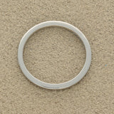 Platinum 0.16ct F/G VS Natural Round Brilliant Cut Diamond Channel Set Slim Half Eternity Ring