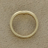 9ct Yellow Gold Sapphire & 0.26ct Diamond Claw Set Wishbone Ring