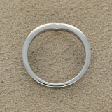 9ct White Gold Ruby & 0.26ct Diamond Claw Set Wishbone Ring