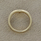 9ct Yellow Gold Ruby & 0.26ct Diamond Claw Set Wishbone Ring