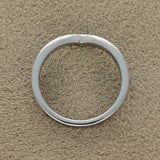 9ct White Gold Emerald & 0.26ct Diamond Claw Set Wishbone Ring