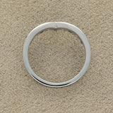 9ct White Gold Sapphire & 0.35ct Diamond Claw Set Wishbone Ring