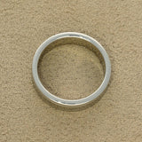 Tiffany & Co Platinum Tiffany Together Milgrain Band Ring 6mm Size V