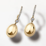 Fabergé Heritage 18ct Yellow Gold Forever Egg Drop Earrings