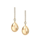 Fabergé Heritage 18ct Yellow Gold Forever Egg Drop Earrings
