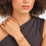 Fabergé 18ct Yellow Gold Forever "I Love You" Crossover Bracelet