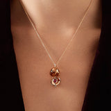 Fabergé Heritage 18ct Rose Gold Surprise Ruby Heart Pendant