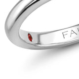Fabergé Heritage 18ct White Gold Forever Crossover Ring with Pavé Diamonds