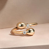 Fabergé Heritage 18ct Yellow Gold Forever Crossover Ring