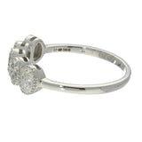 18ct White Gold 1.00ct Oval Diamond 5-Stone Ring
