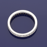 18ct White Gold 1.75ct Princess Cut Diamond Full Eternity Ring