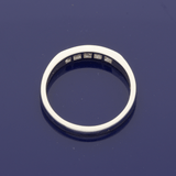 Platinum 0.06ct Natural Pink & 0.04ct White Diamond 5 Stone Ring