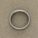 18ct White Gold 0.62ct Diamond 4mm Half Eternity Ring