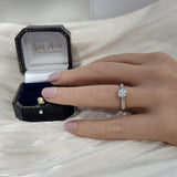 Platinum 0.81ct E SI1 Certificated Diamond Solitaire Ring with Diamond Shoulders