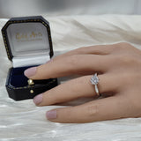 Platinum 1.17ct Round Brilliant Cut Diamond 6 Claw Solitaire Ring
